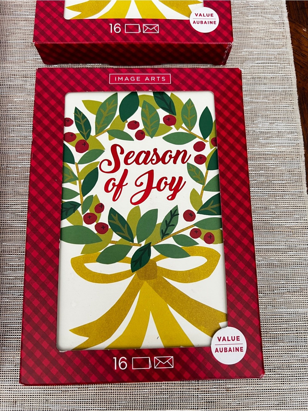 Lot of 4 Christmas Cards “Season of Joy” 16 count in each box - Picture 3 of 6